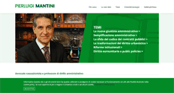 Desktop Screenshot of pierluigimantini.it