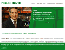 Tablet Screenshot of pierluigimantini.it